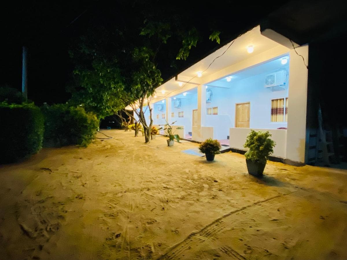 Nighttime illumination of Dolphin Village villa
